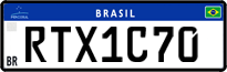 License plate of Brazil, Private owners (Mercosul)
