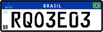 License plate of Brazil, Private owners (Mercosul)
