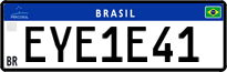 License plate of Brazil, Private owners (Mercosul)