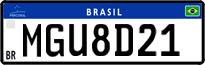 License plate of Brazil, Private owners (Mercosul)