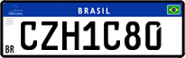 License plate of Brazil, Private owners (Mercosul)