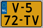 License plate of the Netherlands, Light Commercial Vehicles (1994 system)