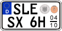 German license plate, Seasonal plates (Oldtimers)