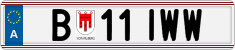 License plate of Austria, Regular plates