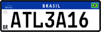 License plate of Brazil, Private owners (Mercosul)