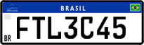 License plate of Brazil, Private owners (Mercosul)
