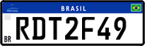 License plate of Brazil, Private owners (Mercosul)