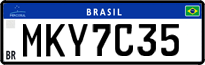 License plate of Brazil, Private owners (Mercosul)