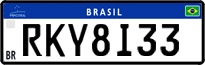 License plate of Brazil, Private owners (Mercosul)