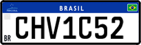 License plate of Brazil, Private owners (Mercosul)