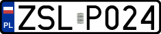 License plates of Poland, Regular car plates