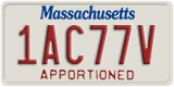 Massachusetts, Apportioned