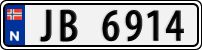 License plate of Norway, Trailers, motorcycles, special vehicles