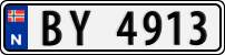 License plate of Norway, Trailers, motorcycles, special vehicles