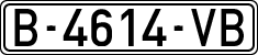 License plates of Spain, 1971 year series