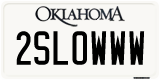 Oklahoma, Vanity Plates