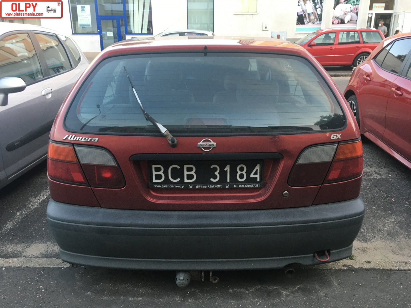 BCB 3184, Nissan Almera 1st gen 5-door Hatch (N15), 1995–2000