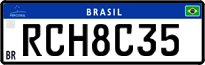 License plate of Brazil, Private owners (Mercosul)