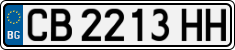 License plate of Bulgaria, Cars