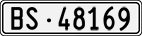 License plate of Switzerland, Cars