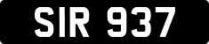 License plate of the United Kingdom, 1932 year system