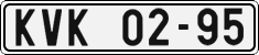 License plate of the Czech Republic, Cars (1960)
