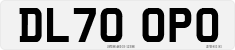License plate of the United Kingdom, 2001 year system