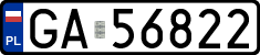 License plates of Poland, Regular car plates