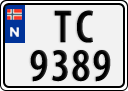 License plate of Norway, Trailers, motorcycles, special vehicles