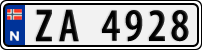 License plate of Norway, Trailers, motorcycles, special vehicles
