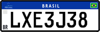 License plate of Brazil, Private owners (Mercosul)