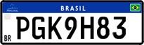 License plate of Brazil, Private owners (Mercosul)