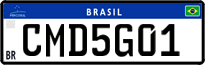 License plate of Brazil, Private owners (Mercosul)