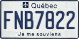 Quebec, Commercial vehicles (FAB1234)