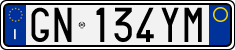 License plate of Italy, Cars (1994 year series)