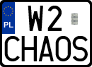 License plates of Poland, Vanity Plates