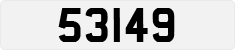 License plate of Guernsey, Regular plates