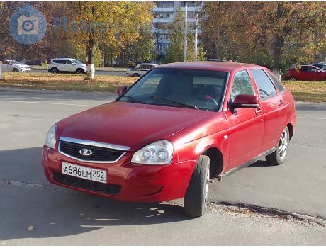 а686ем252, Lada (VAZ) 2172 Priora