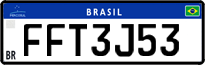 License plate of Brazil, Private owners (Mercosul)
