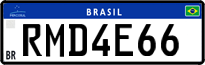 License plate of Brazil, Private owners (Mercosul)