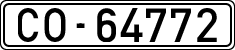 License plates of Spain, 1900 year series