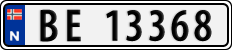 License plate of Norway, Cars