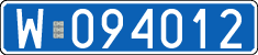 License plates of Poland, Diplomatic