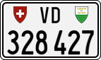 License plate of Switzerland, Cars