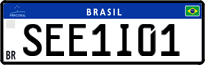License plate of Brazil, Private owners (Mercosul)