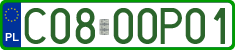 License plates of Poland, Professional plates