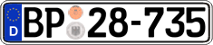 German license plate, Authorities and federal agencies
