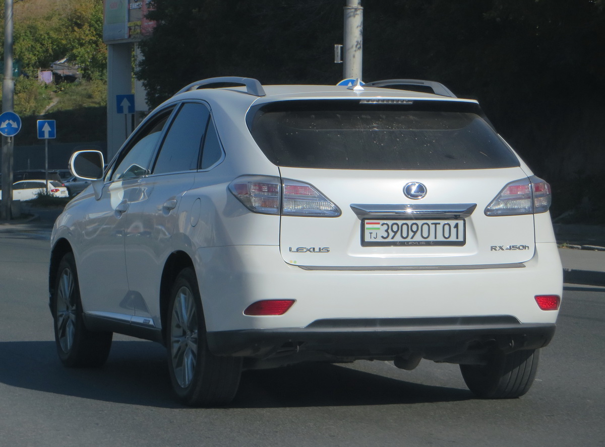 3909OT01, Lexus RX 3rd gen (AL10), 2008–2012