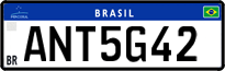 License plate of Brazil, Private owners (Mercosul)