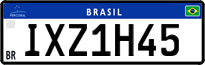 License plate of Brazil, Private owners (Mercosul)